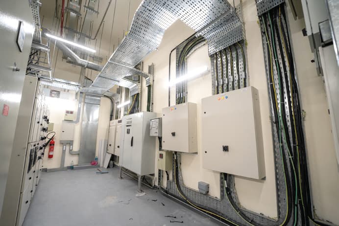 Electrical panel installation and wiring by The Hub Maintenance Abu Dhabi